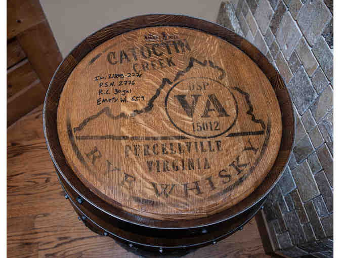 Whiskey Barrel Cabinet and Flight