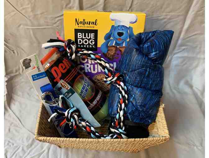 Dog Basket - Blue #2