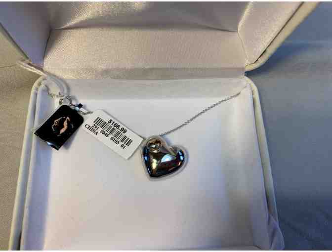 Bisou Bisou Puffed Heart Necklace