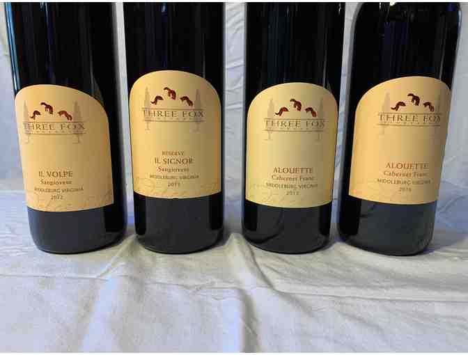 Selection of Wines from Three Fox Vineyard