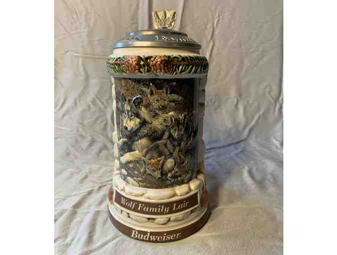 Budweiser Beer Stein - Wolf Family Lair