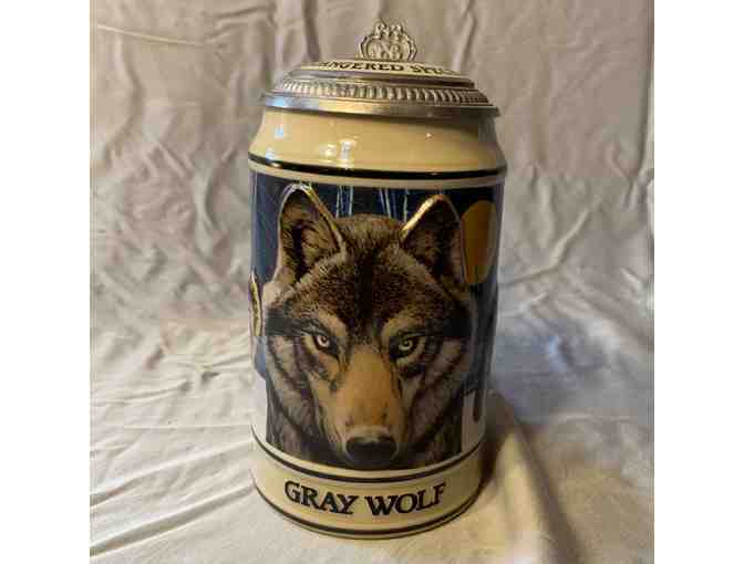 Budweiser Beer Stein - Gray Wolf
