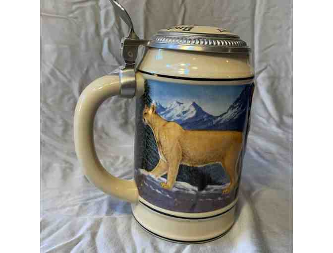 Budweiser Beer Stein - Endangered Cougar