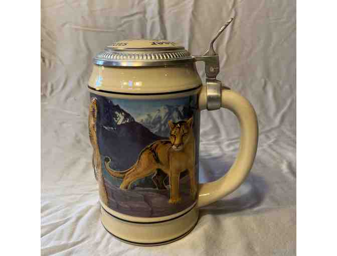 Budweiser Beer Stein - Endangered Cougar