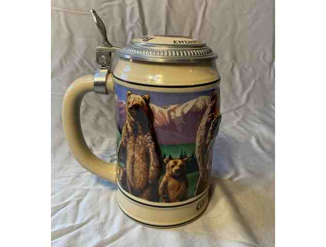 Budweiser Beer Stein - Grizzly Bear