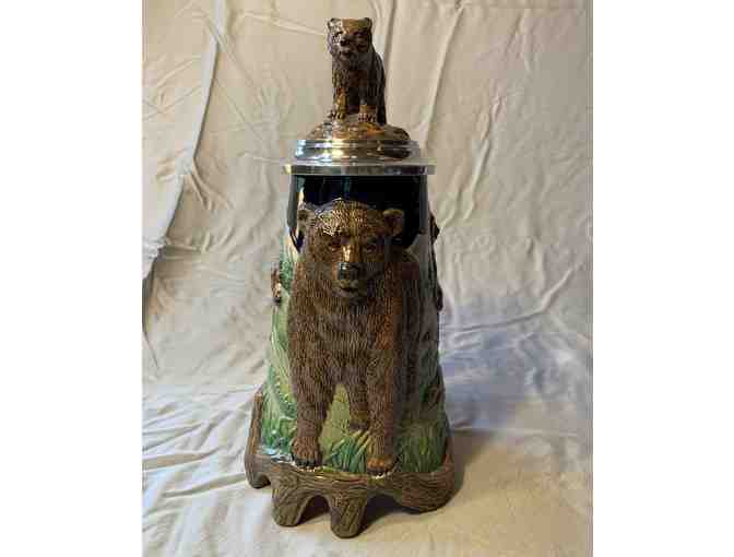 Budweiser Beer Stein - Grizzly Bear, Nature's Pride Series