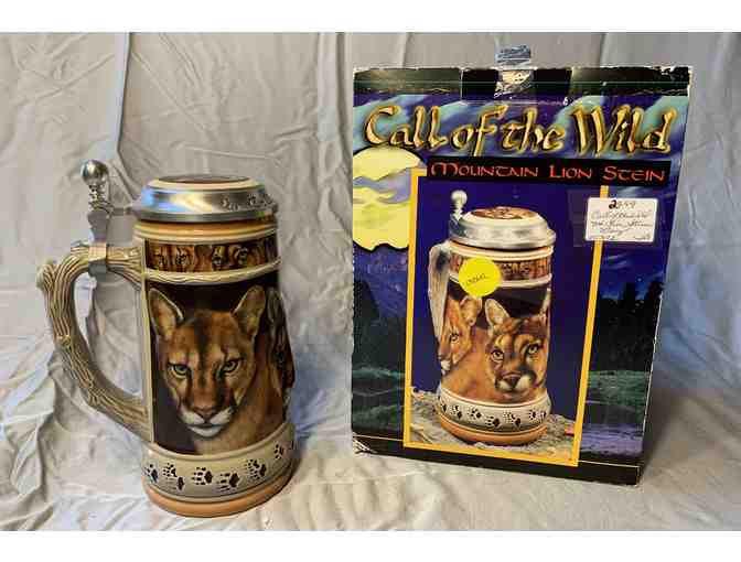 Budweiser Beer Stein - Mountain Lion