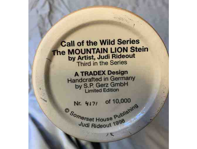 Budweiser Beer Stein - Mountain Lion