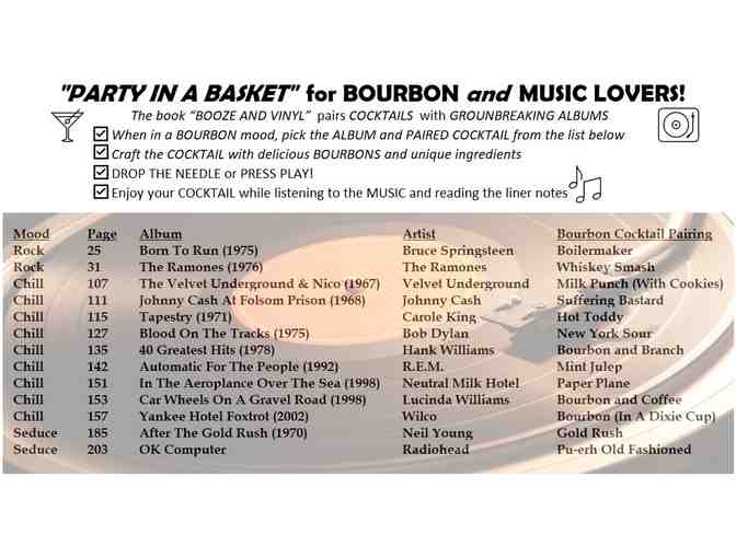 Bourbon Party in a Basket for Music Lovers!