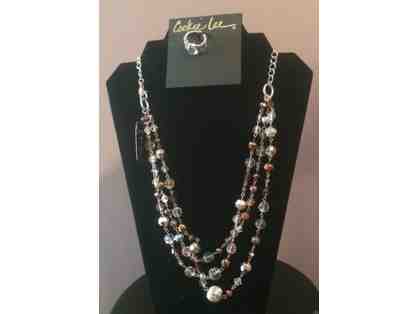 Cookie Lee Crystal Necklace Set