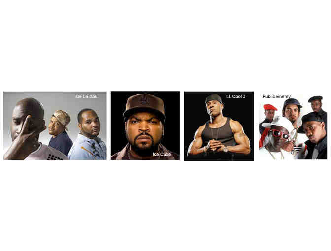 LL Cool J., Ice Cube, Public Enemy and De La Soul Signed Guitar
