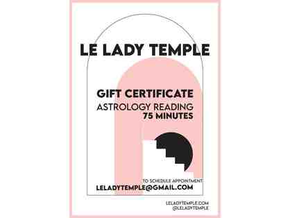 Astrological Reading by Le Lady Temple
