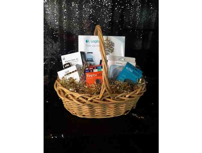 Tech Lovers Basket with Amazon Gift Set