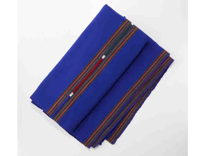 Vibrant Blue Guatemalan Cloth