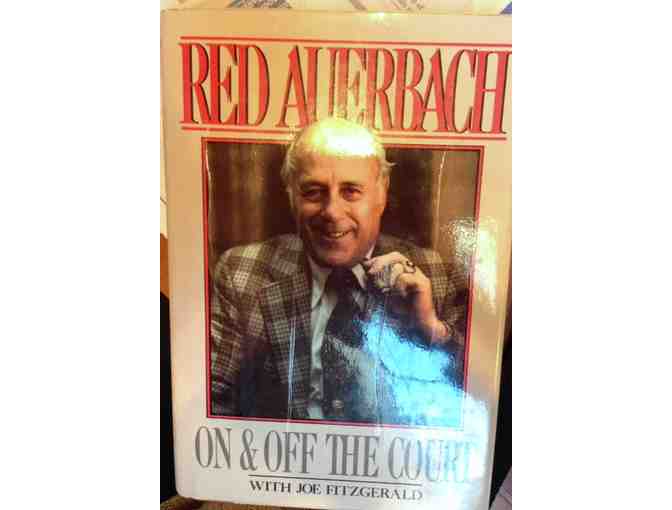 Red Auerbach autographed book: 'On and Off The Court'