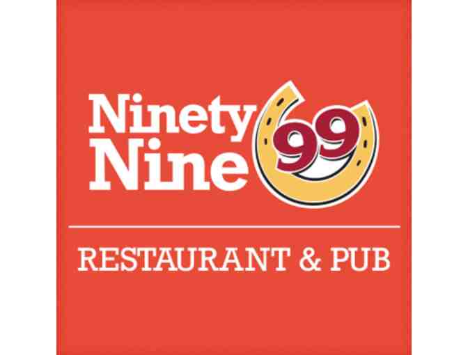 $25 Gift Card to The 99 Restaurant and Pub - Photo 1