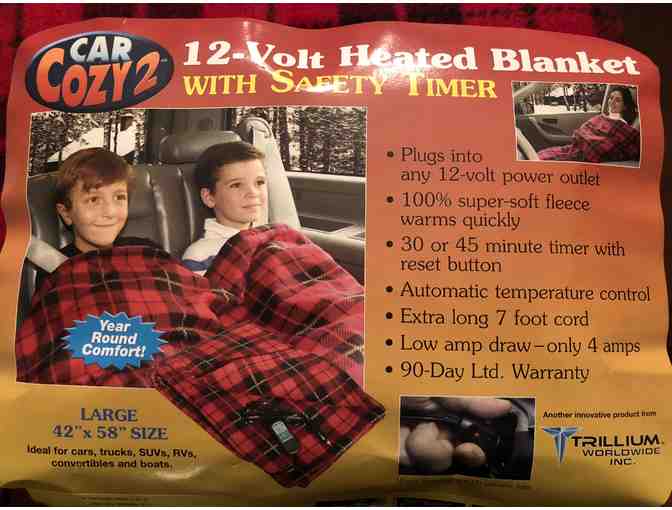 Car Cozy 2 - 12-Volt Heated Travel Blanket