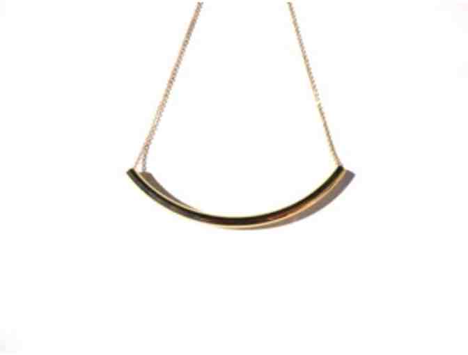 Haarstick Jewelry - Long curve necklace
