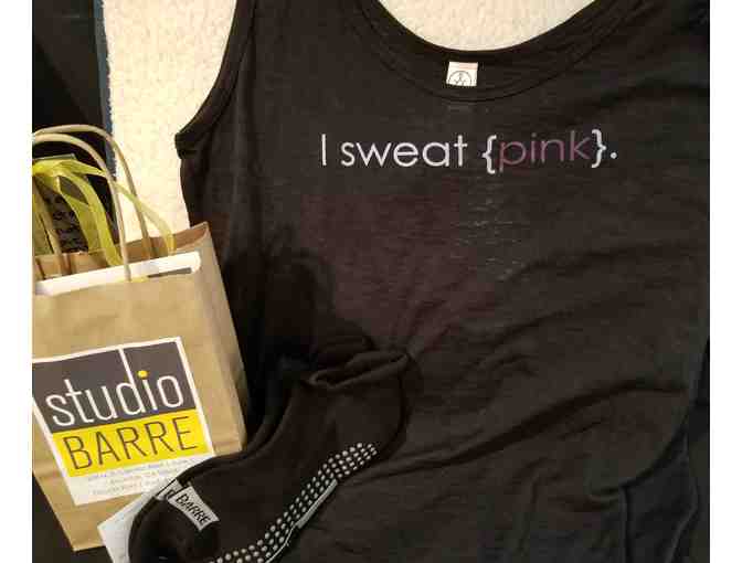 Studio Barre - One (1) Month Unlimited Membership, T-shirt, Studio Socks