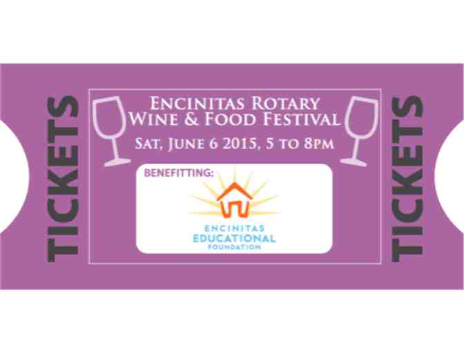 Encinitas Rotary Wine & Food Festival: Tickets for sale June 1st 2019