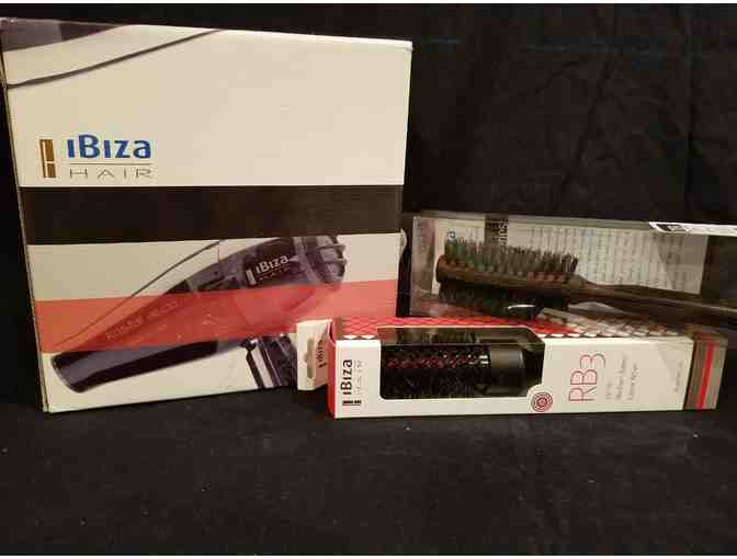 Ibiza Hair - Blowdryer & Two Hairbrushes