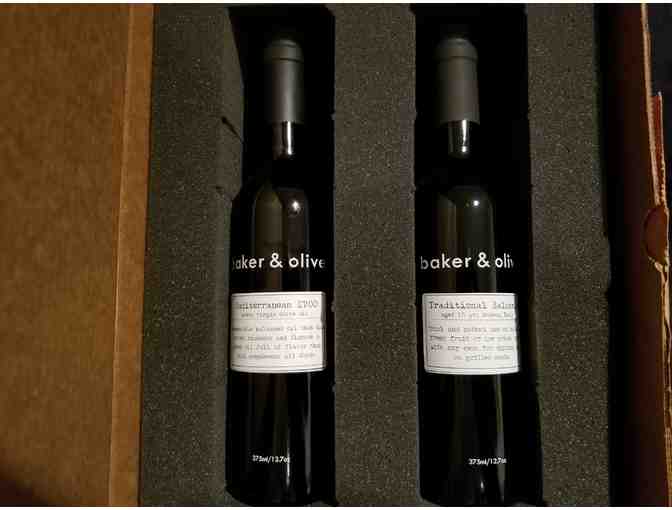 Baker & Olive -  Gift Box with Oil & Vinegar Set plus $15 Gift Card