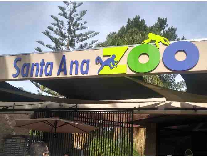 Santa Ana Zoo Family Passes (4) & Ride Tickets (6)