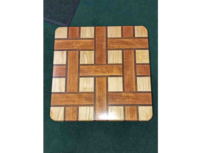 Side Table - Handcrafted Cherry, Maple and Walnut