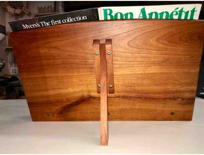 Handcrafted Cherry Cookbook Holder