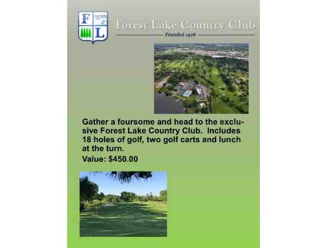 Let's Hit the Greens! Exclusive Golf Package at Forest Lake Country Club