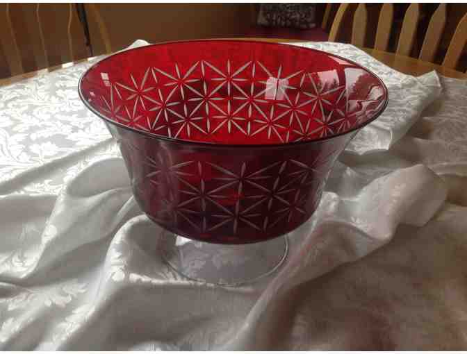 Decorative Red Bowl