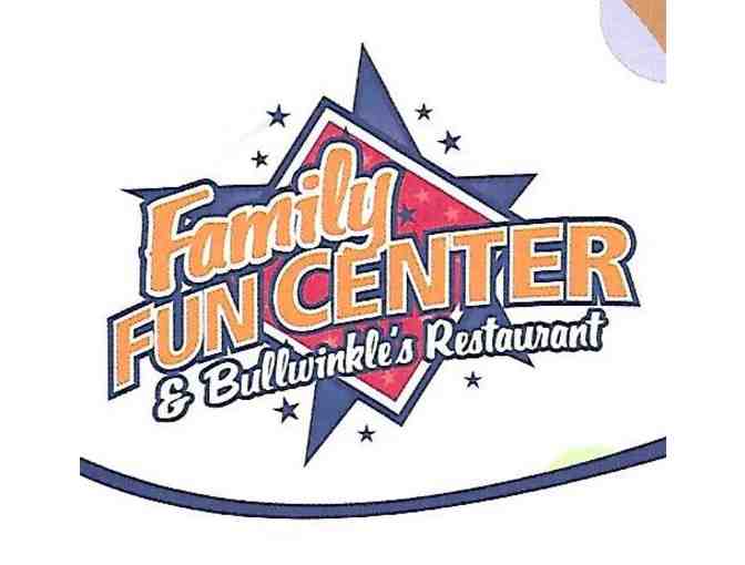 Family Fun Center Certificate