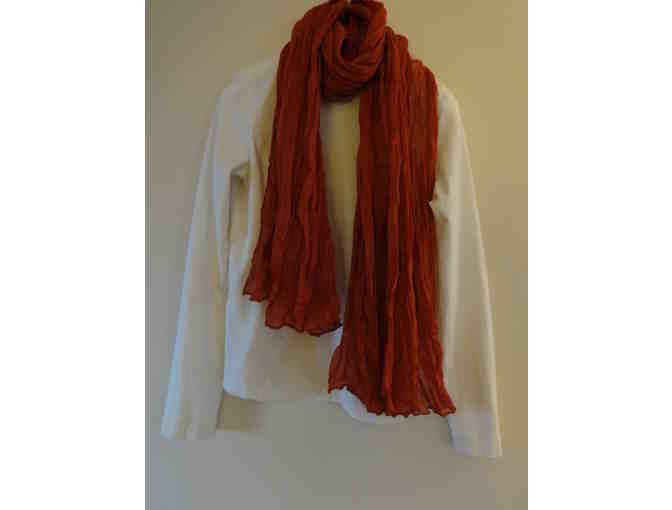 Crinkle Pleated Scarf and Accessories