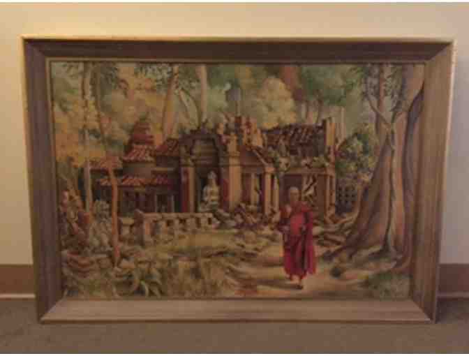 Original Oil on Canvas  -'Monastery Gardens'