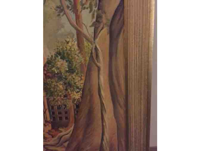 Original Oil on Canvas  -'Monastery Gardens'