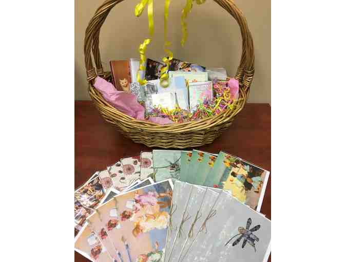 Basket of Museum Quality Greeting Cards