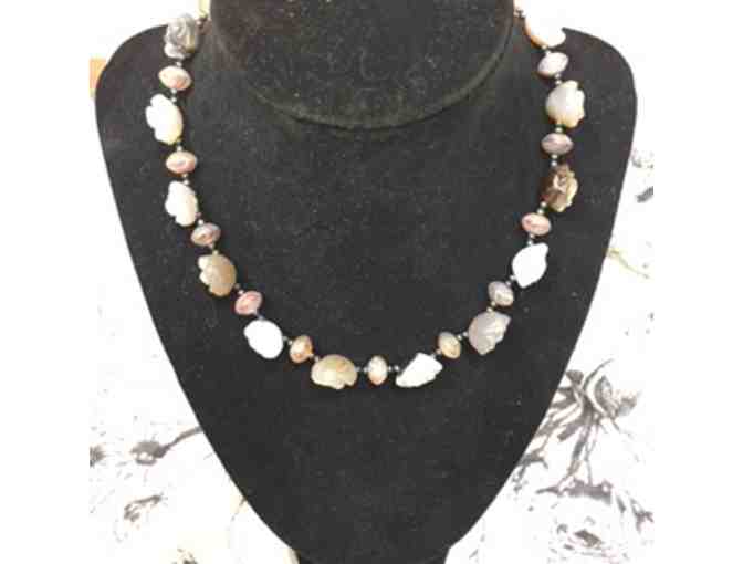 Rose Blosson Onyx Necklace