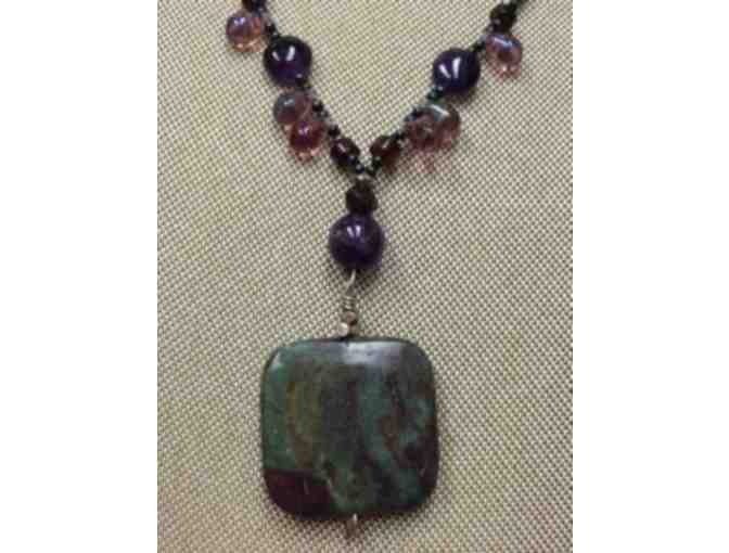 Ruby in Zoisite Necklace