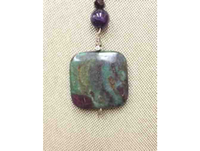 Ruby in Zoisite Necklace