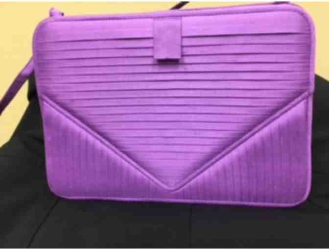 Vintage 1950's-1960's Designer Jim Thompson Silk Evening Purse