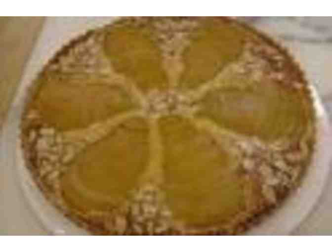 Poached Pear Tart