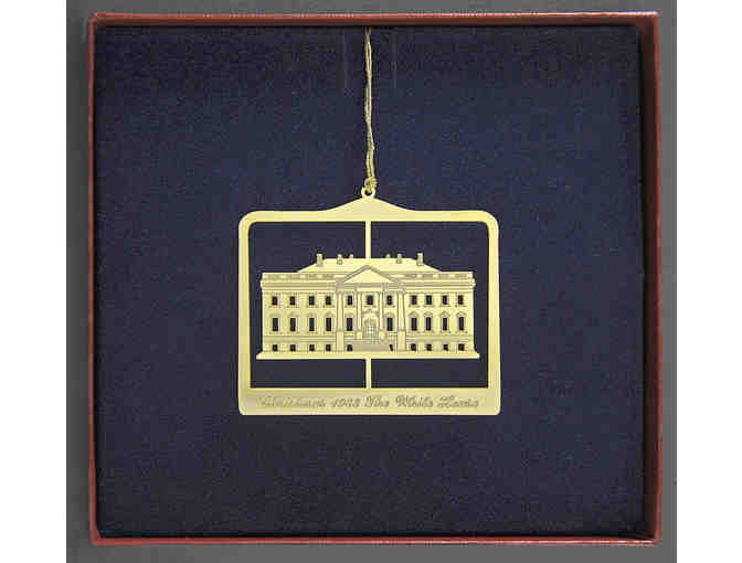 Four Historical White House Christmas Ornaments - check out the pictures!!