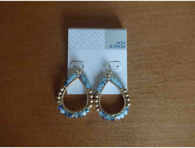 Floral Infinity Scarf with Earrings