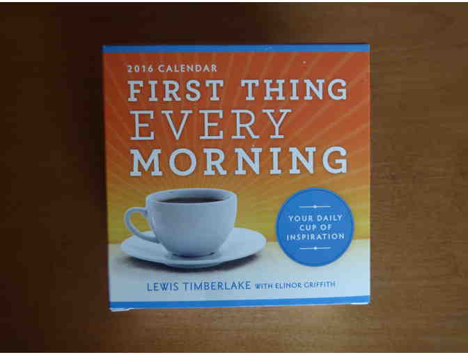 First Thing Every Morning Calendar and Cup