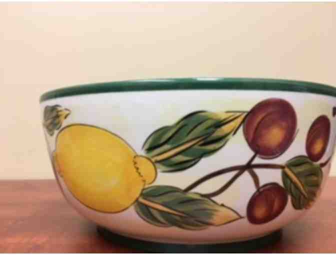 Italian Fruit Ceramic Bowl