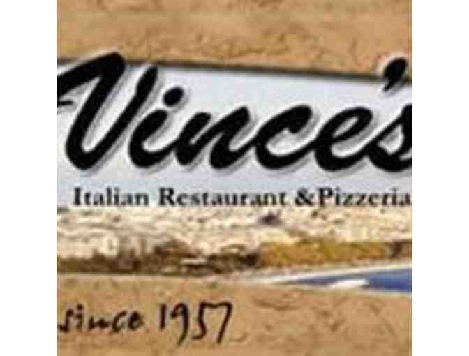 Vince's Restaurant and Pizzeria- $25 Gift Card