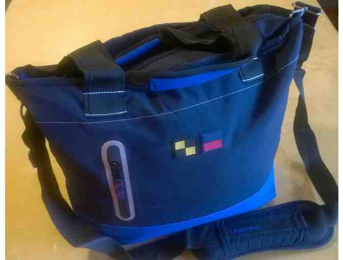 Durable Lands End Racing Squall Tote