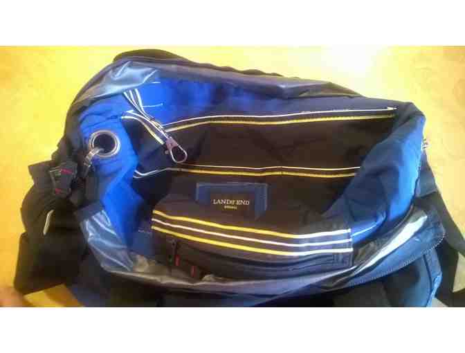 Durable Lands End Racing Squall Tote