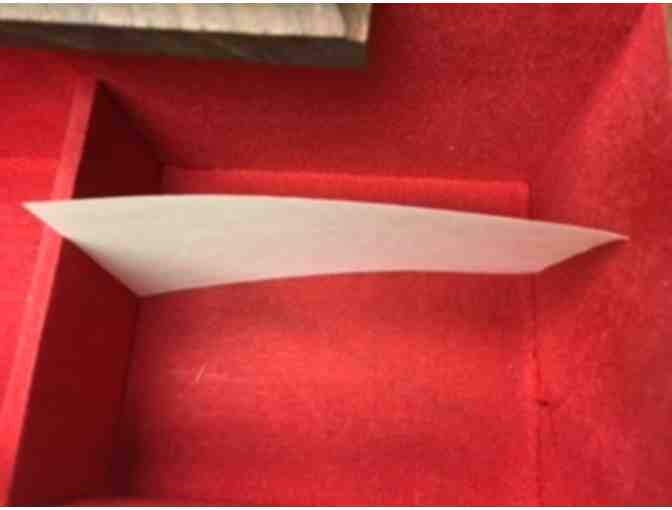 Beautiful Handcarved Walnut Recipe Box