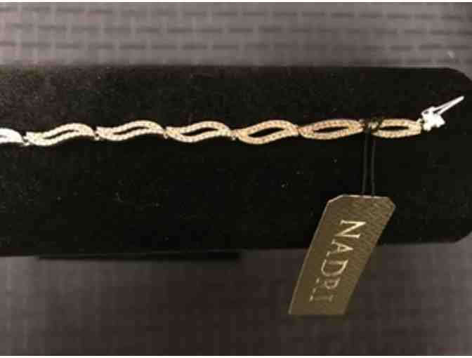 Pave Wave Marquise Crystal Link Bracelet